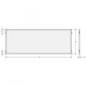 Vestil APG-M-38 Adjustable Perimeter Guard Panel