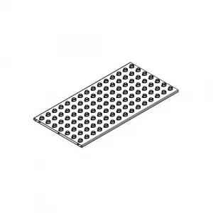 Vestil BALL-3060 Chrome Ball Transfer Platform, 30"