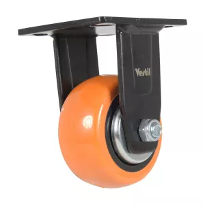 Vestil CST-E6-4X2PUP-R Polyurethane with Thread Guard Caster, Rigid