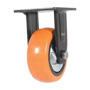 Vestil CST-E6-5X2PUP-R Polyurethane with Thread Guard Caster, Rigid