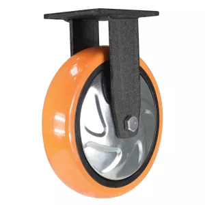 Vestil CST-E6-8X2PUP-R Polyurethane with Thread Guard Caster, Rigid