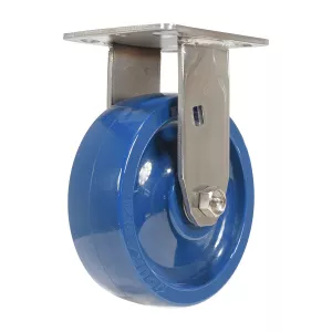 Vestil CST-F-SS-6X2SP-R Polyurethane (Solid) Caster, Rigid, 6" x 2"