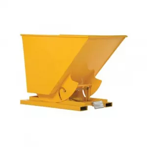 Vestil D-300-HD-YEL Dumping Hopper w/ Bumper Release