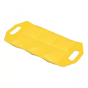 Vestil DRAFT-MT-18 Vinyl Dock Draft Mat 18", Length Black/Yellow