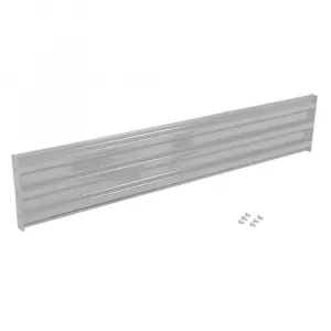 Vestil GR-F3R-BO-7-SL Structural Guard Rail Section, Silver, 7 ft