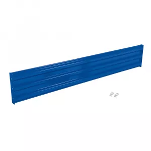 Vestil GR-F3R-BO-8-BU Structural Guard Rail Section, Blue, 8 ft