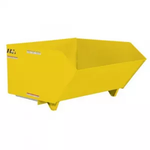 Vestil H-100-HD-YEL Self Dumping Hopper, 1 CY