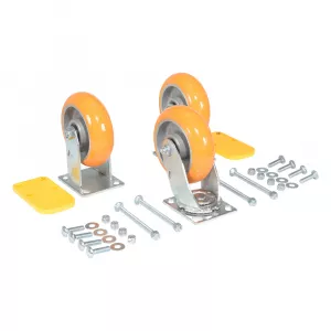 Vestil H-CK3-C13C Casters for Self-Dumping Hopper, 3750 Capacity