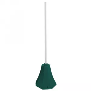 Vestil OSB-GN Density Polyethylene Plastic Octagon Sign Base, Green