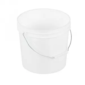 Vestil PAIL-35-PWS Polyethylene Open Head Pail, 3-1/2 Gallon, While