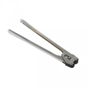 Vestil PKG-PS-DL Poly Strap Sealer, 5/8" Strapping Width, Silver