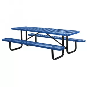 Vestil PT-MX-3072-BL Table Expanded Metal Rectangle Top, 30" x 72"