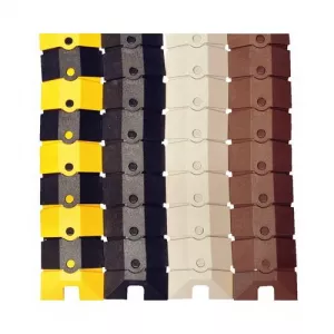 Vestil SWCP-1X-BRN Sidewinder Cable Protector, 1'