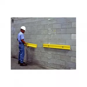 Vestil VWP-48 Polyethylene Wall Protector, 48" x 6"