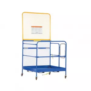 Vestil WP-4848-CA-84B Work Platform with Back Caster