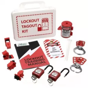 Zing Green Products 7136 Lockout Kit, Mountable Plastic Box