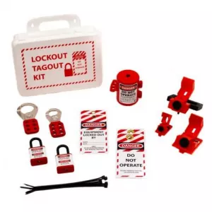 Zing Green Products 7137 Lockout Kit, Deluxe, Mountable Plastic Box