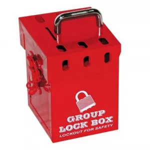 Zing Green Products 7286 Mini Group Lock Box, Red