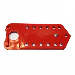 Zing Green Products 7287 Lockout Hasp - 13 Hole, Plastic, Red