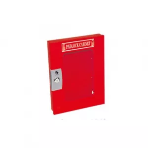 Zing Green Products 7335 Padlock Cabinet, Clear Window, Stores 19 Padlocks