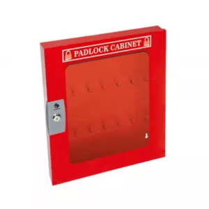 Zing Green Products 7337 Padlock Cabinet, Clear Window, Stores 55 Padlocks