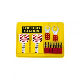 Zing Green Products 7371 Mini Lockout Station, 7 locks