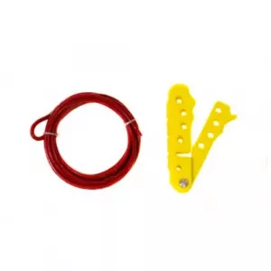 Zing Green Products 7626 Cable Lockout,Yellow 6 ft.Cable