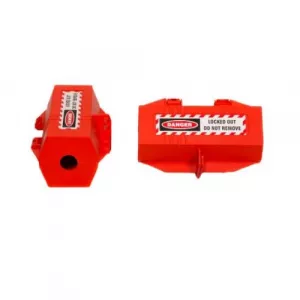 Zing Green Products 7627 Plug Lockout, Red, Large, 4-Hole