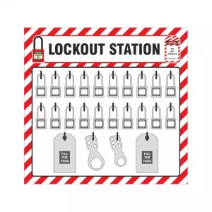 Zing Green Products 7802 Lockout Shadow Board, 23" Wide